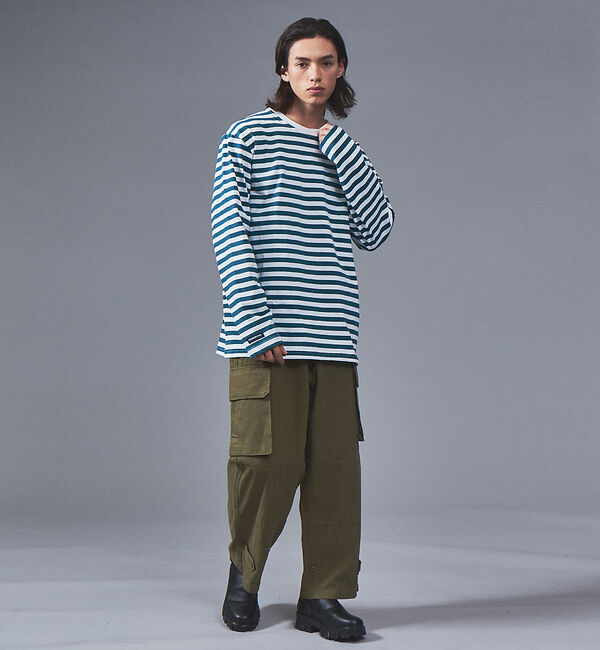 ABAHOUSE「【BARBARIAN / バーバリアン】ライトウエイトCREW NECKロングス」|Tシャツ・カットソー|