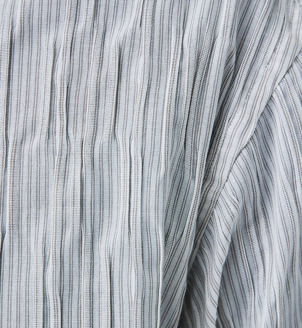 ABAHOUSE「【リンクルストライプ】レギュラーカラーシャツ」|シャツ・ブラウス|