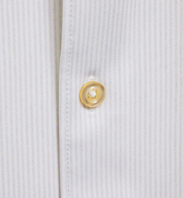 ABAHOUSE「【FLEX SHIRTS / Dry Moment使用】ミジン ストライプシャツ」|シャツ・ブラウス|