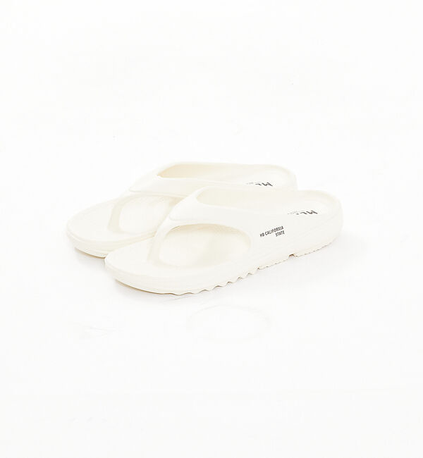 ABAHOUSE「【MEI / メイ】リカバリー フリップサンダル/Tong Sandal」|サンダル|ホワイト