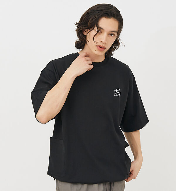 ABAHOUSE「【POLeR/ポーラー】COOLMAX W POCKET TEE/ダブルポケット」|Tシャツ・カットソー|