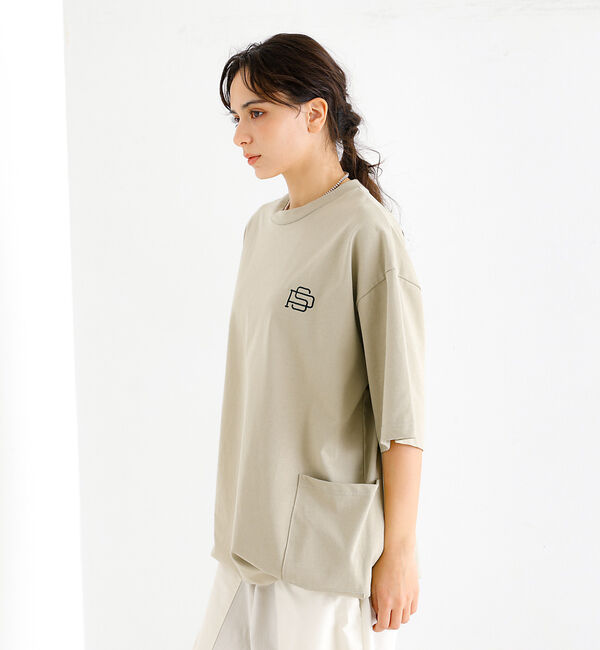 ABAHOUSE「【POLeR/ポーラー】COOLMAX W POCKET TEE/ダブルポケット」|Tシャツ・カットソー|