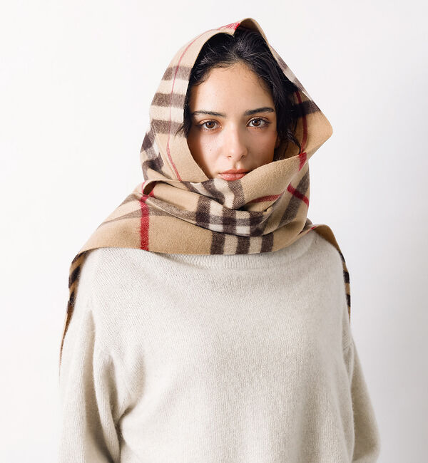 ABAHOUSE「ウール100％　チェック柄マフラー」|マフラー|