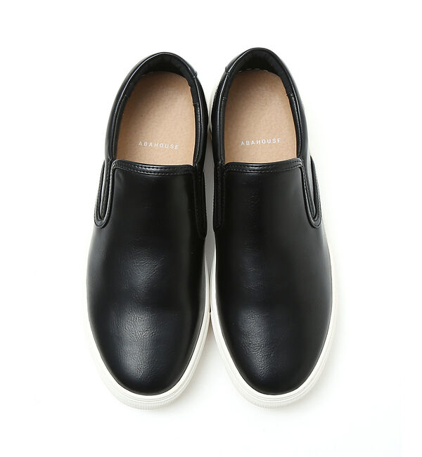 ABAHOUSE「【定番】ネオレザー ローカット スリッポン/スニーカー」|スニーカー|