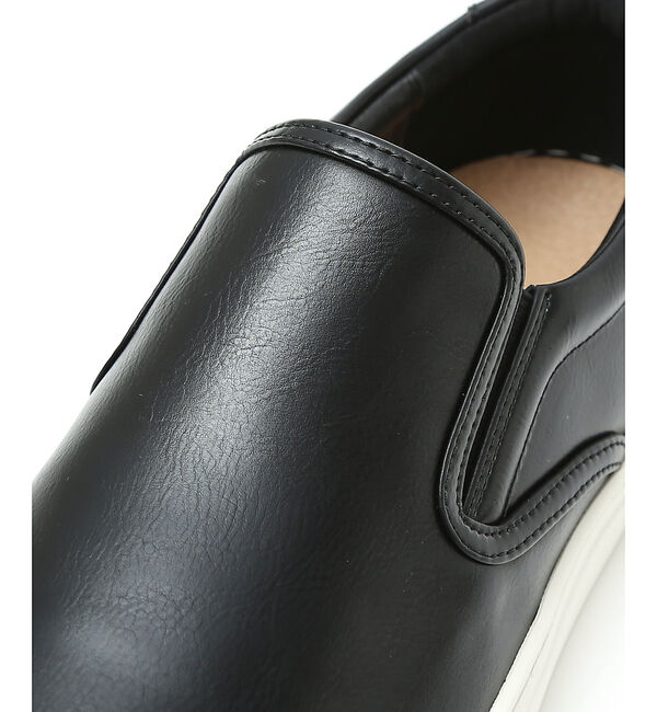 ABAHOUSE「【定番】ネオレザー ローカット スリッポン/スニーカー」|スニーカー|