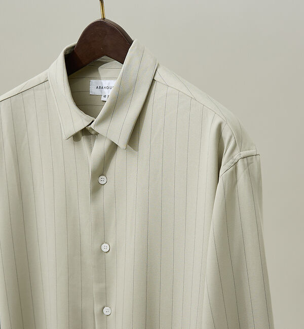 ABAHOUSE「【選べる】バンドカラー / レギュラーカラー ストライプシャツ」|シャツ・ブラウス|