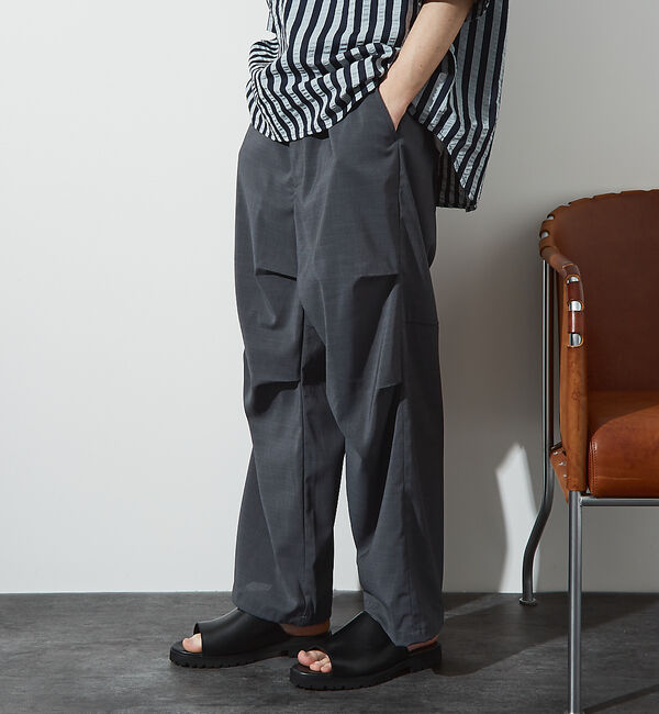 ABAHOUSE「【セットアップ対応】 ウーブン ドライ パラシュートパンツ / ワイドパンツ /」|その他|