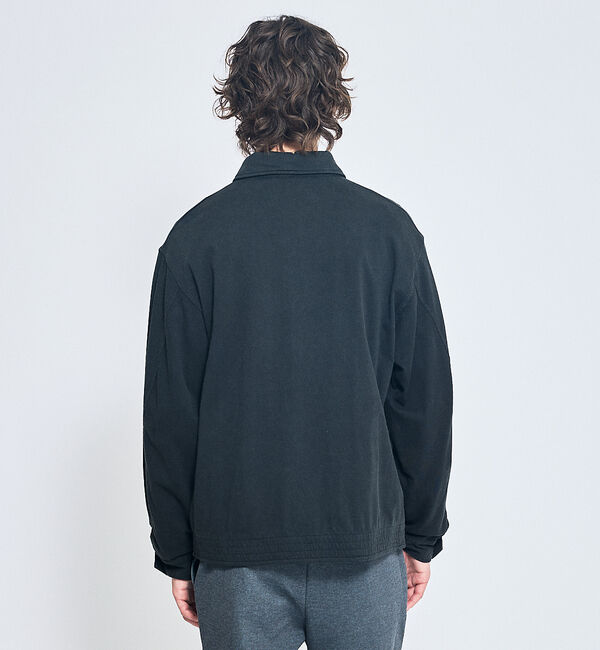 ABAHOUSE「オーバーダイ コットン ZIPブルゾン / オーバーサイズ」|ブルゾン・スタジャン|