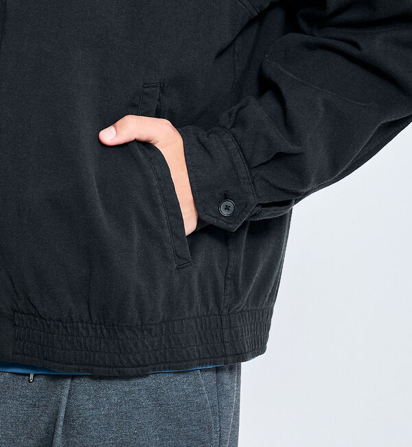 ABAHOUSE「オーバーダイ コットン ZIPブルゾン / オーバーサイズ」|ブルゾン・スタジャン|