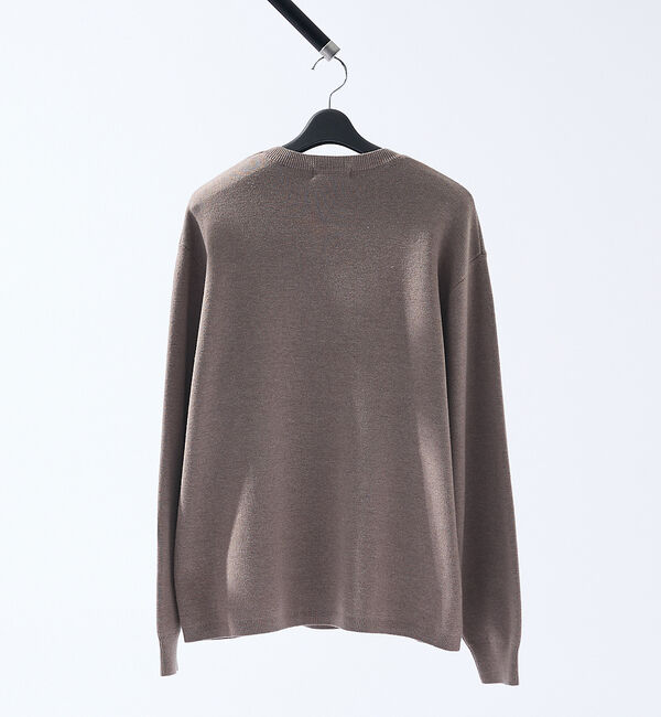 ABAHOUSE「ジャガードロゴニット プルオーバー / オーバーサイズ / LE TRIO AB」|ニット・セーター|