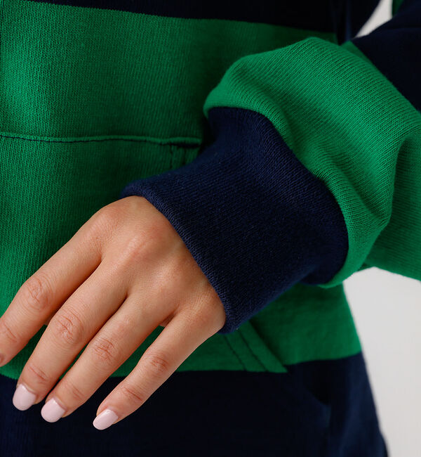 ABAHOUSE「BARBARIAN 12ozHEAVY WEIGHTカーディガン/ボーダー/ユニ」|カーディガン|