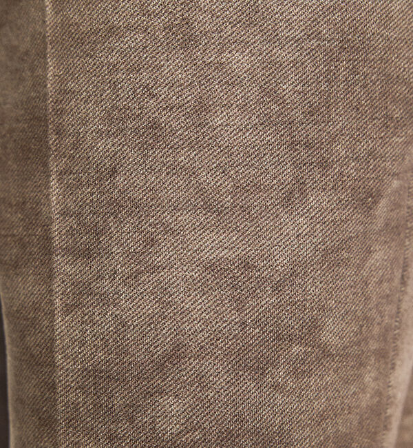 ABAHOUSE「【セットアップ対応】Down Fabric フェードスエード イージースラックス」|スラックス|