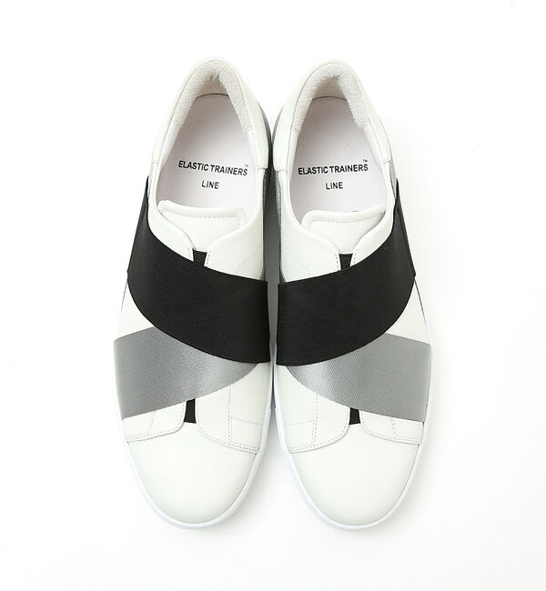 alfredoBANNISTER「【ELASTIC TRAINER】ベルトライン切替 スリッポン/スニーカー」|スニーカー|
