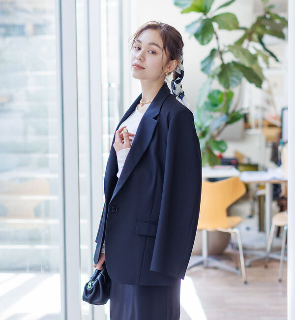 Rouge vif「【セットアップ対応】 シングルテーラードジャケット」|テーラードジャケット|