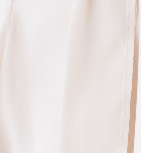 Rouge vif「とろみ素材 ギャザースリーブボウタイブラウス」|シャツ・ブラウス|