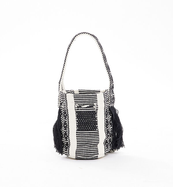 Rouge vif「【Swaraj/スワラージ】ジャガードバケツ型バッグ / ハンドバッグ / ハン」|ハンドバッグ|