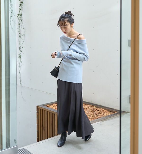 Rouge vif「オフショルレディニットプルオバー」|ニット・セーター|