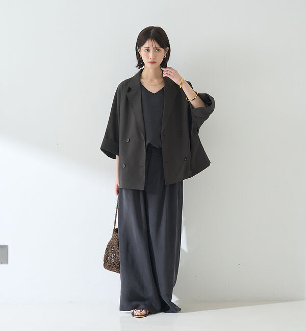 Rouge vif「【セットアップ対応】２WAYキュプラフィブリルノースリブラウス」|キャミソール|