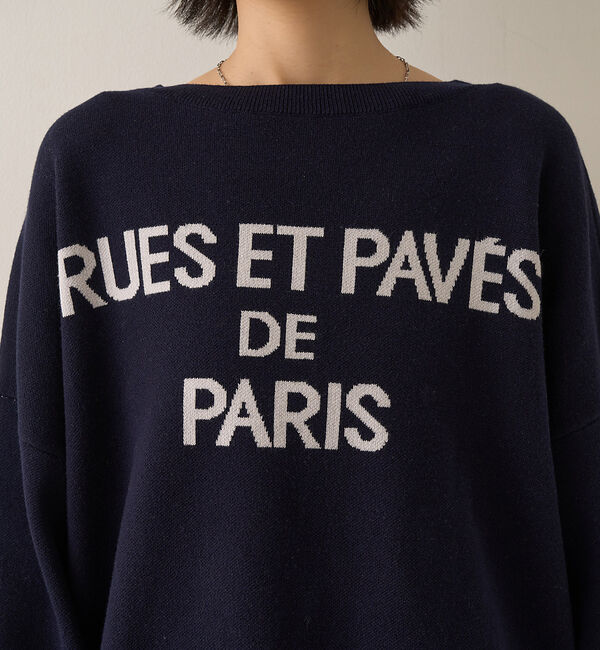 Rouge vif「【2025新色登場】ジャガードロゴニット」|ニット・セーター|