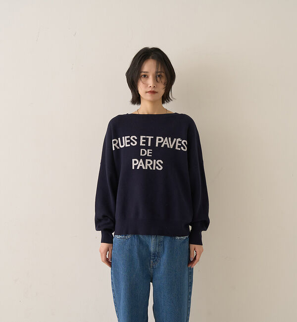 Rouge vif「【2025新色登場】ジャガードロゴニット」|ニット・セーター|