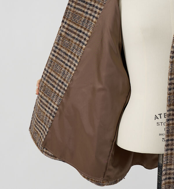 Rouge vif「【2サイズ展開】ウール混ショート丈スライバーコート」|その他|