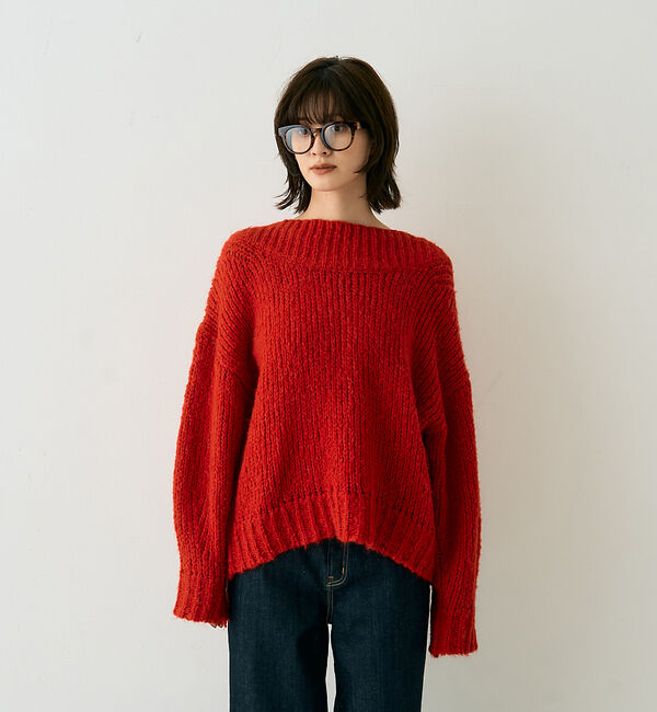 Rouge vif「ロービングニットプルオーバー」|ニット・セーター|