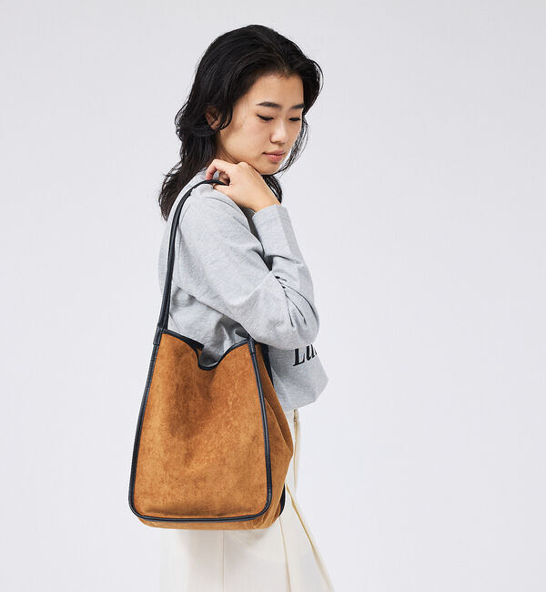 Rouge vif「【IOMMI/イオミ】フェイクスエード トートバッグ 巾着付き」|トートバッグ|