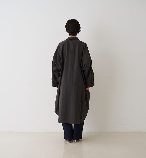 Rouge vif「NEWクリスピー撥水ライトロングコート」|ステンカラーコート|