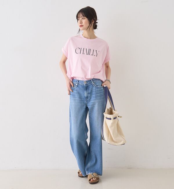 Rouge vif「【MICA＆DEAL/マイカ＆ディール】別注CHAILLY  TEE/ロゴTシャ」|Tシャツ・カットソー|