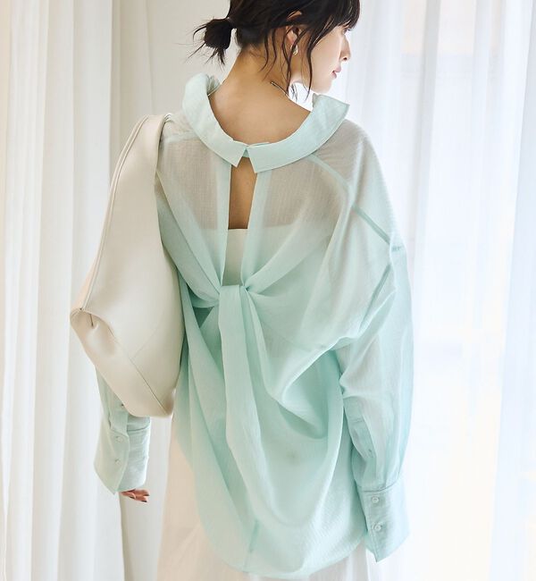 Rouge vif「【2026SS新作】【人気追加】バックツイストシャツ」|シャツ・ブラウス|