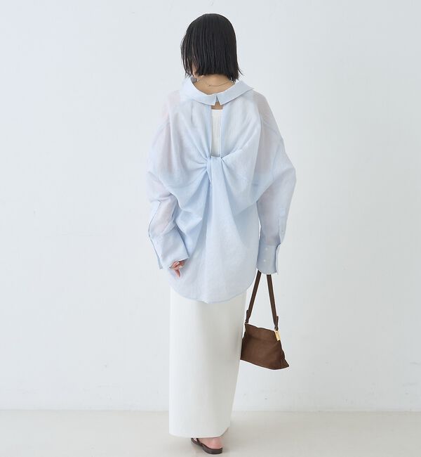 Rouge vif「【2026SS新作】【人気追加】バックツイストシャツ」|シャツ・ブラウス|