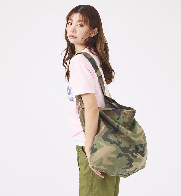 Rouge vif「【MASTER & CO】コットンショルダーバッグ/柄/A4可能【WEB限定【予」|ショルダー・メッセンジャー|