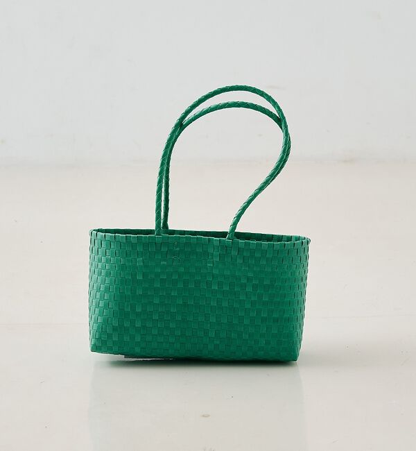 Rouge vif「【NHE/ニエ】カゴバッグ NGANG(LONG HAND) トートバッグ【予約」|かごバッグ|グリーン