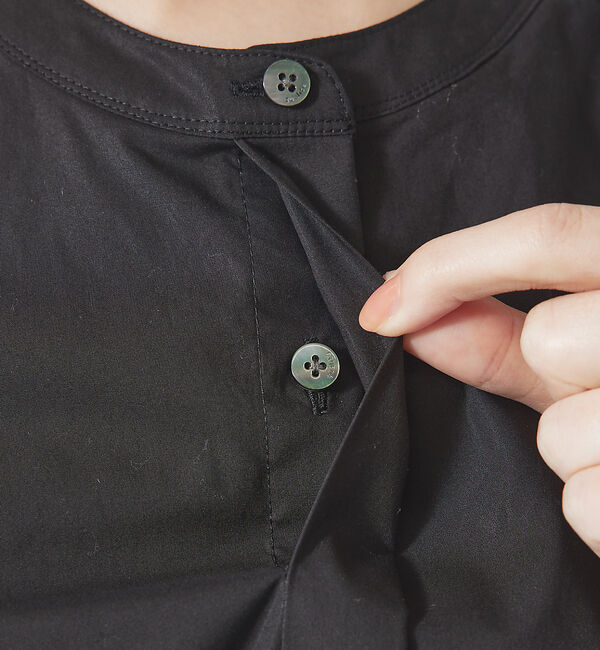 qualite「スモッキングスリーブシャツ」|シャツ・ブラウス|