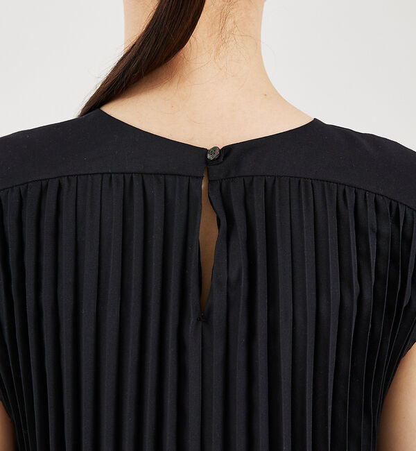 qualite「サーキュラープリーツブラウス」|シャツ・ブラウス|