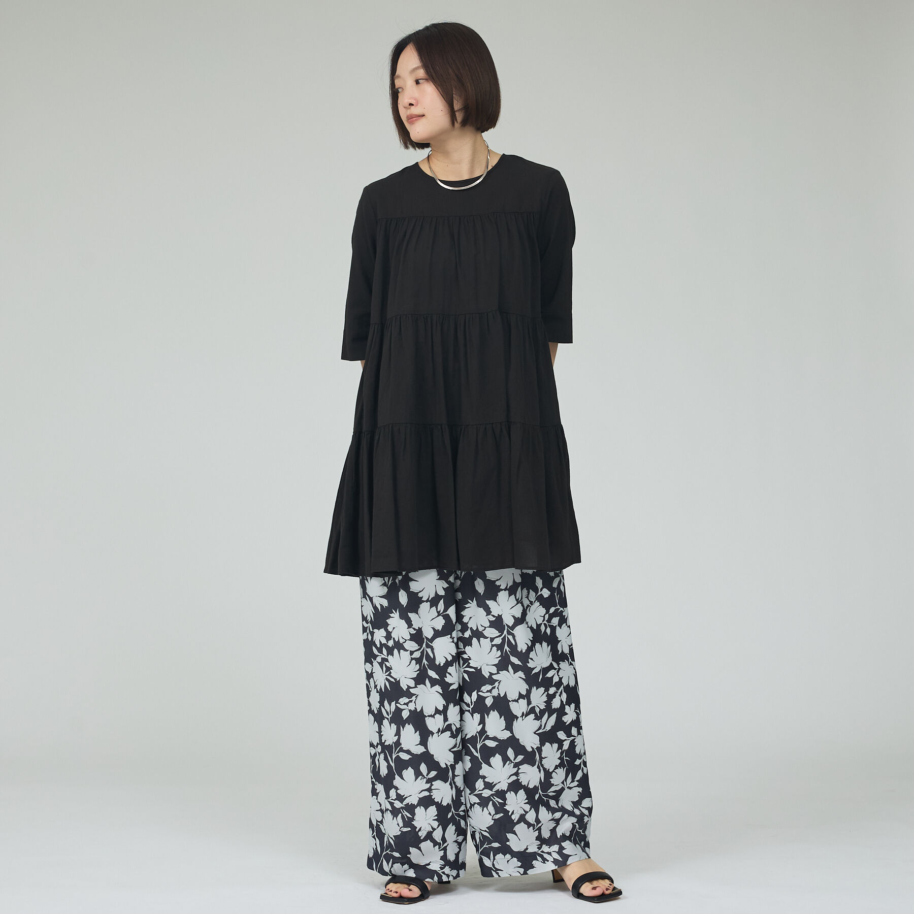 qualite「ティアードチュニック」|ワンピース|