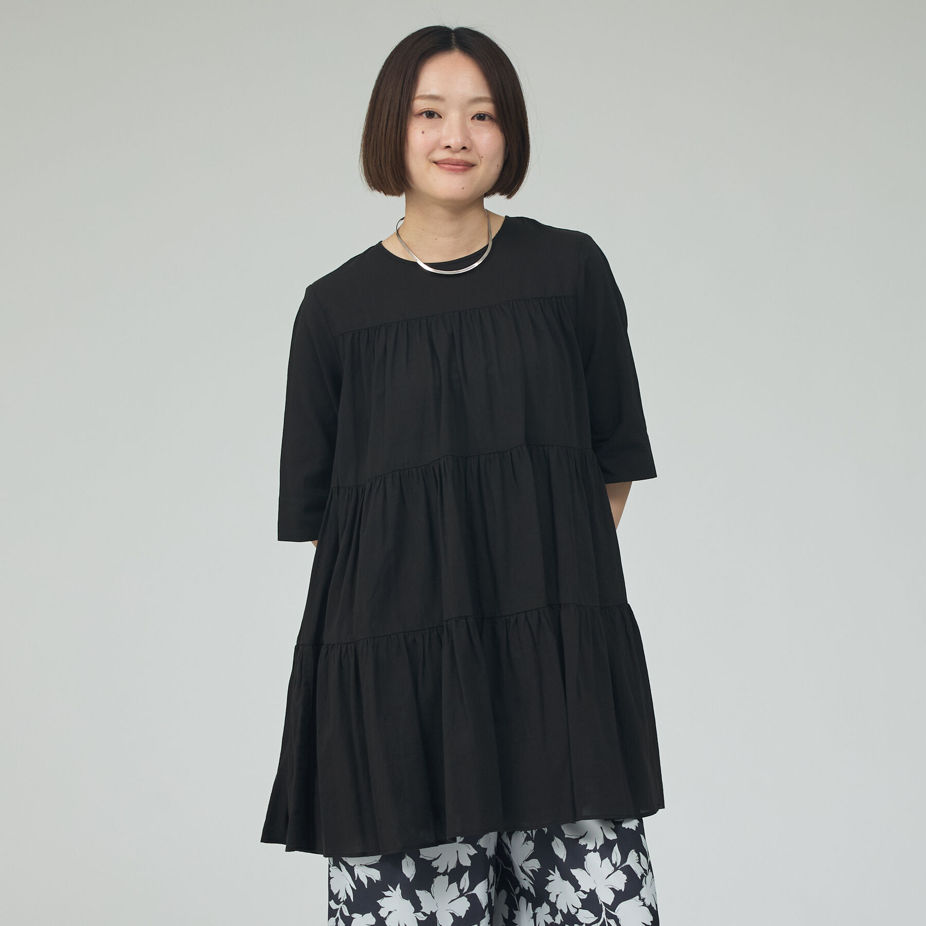 qualite「ティアードチュニック」|ワンピース|