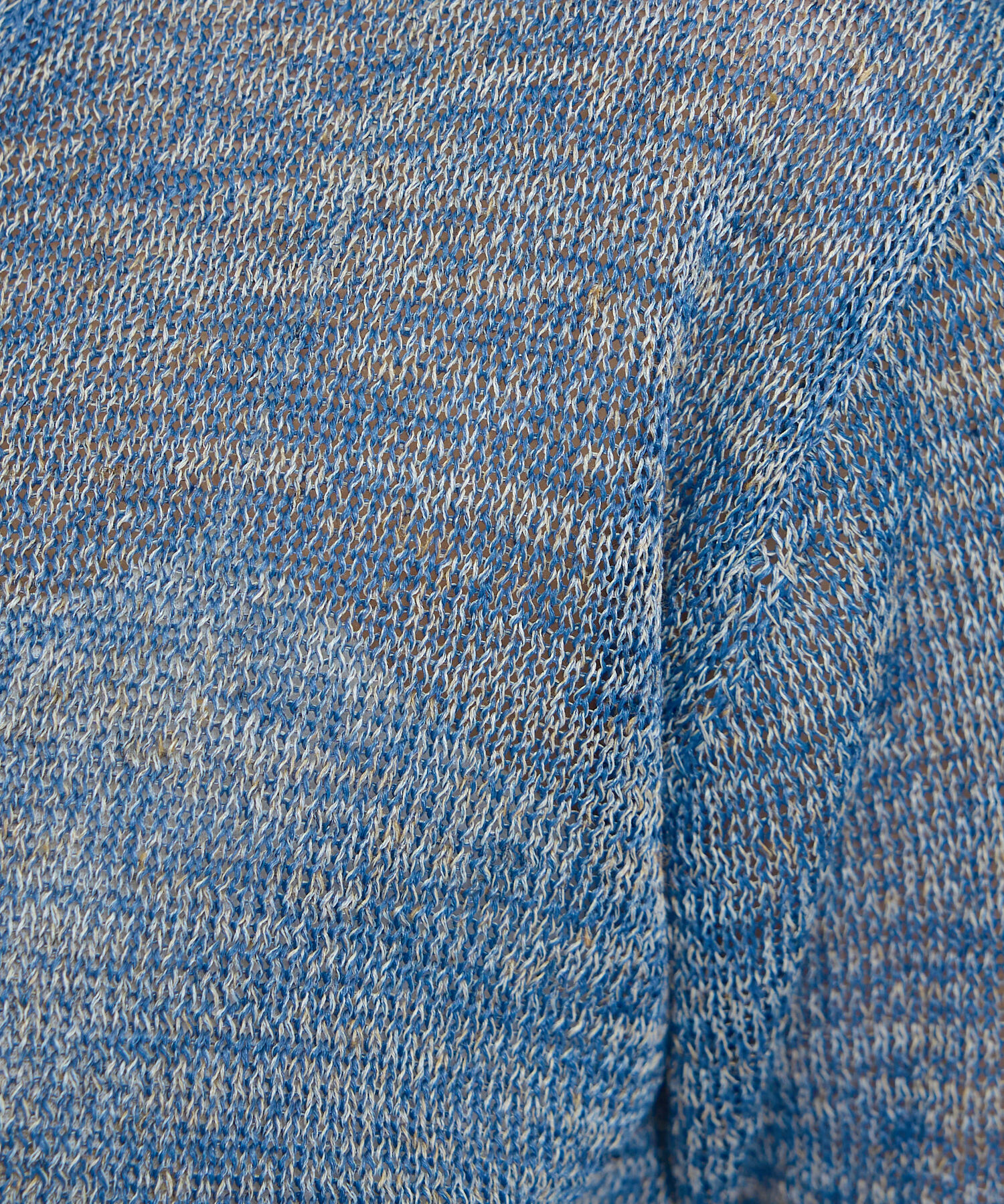 qualite「カラーポリリネンVネックニット【予約】」|ニット・セーター|