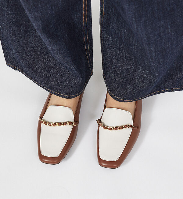 AU BANNISTER「バブーシュビットモカスクエアトゥ ローファー」|ローファー|ブラウン