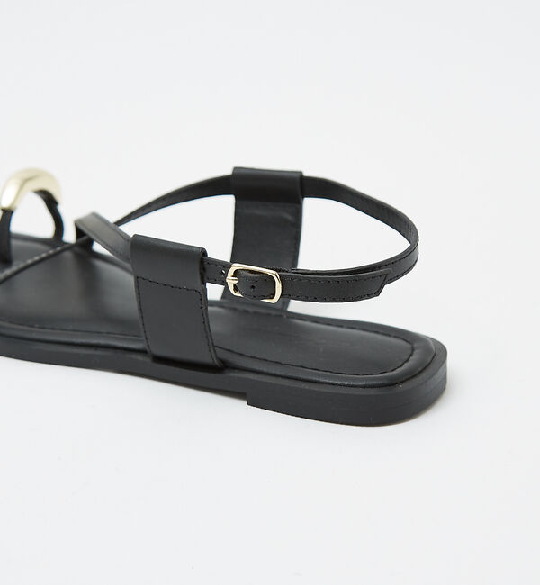 AU BANNISTER「【販売店舗限定】ニュアンスリング ストラップサンダル」|サンダル|