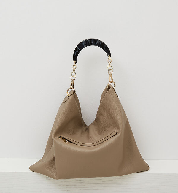 LOWELL things「Resin-T/アクリルHOBOショルダーバッグ 24AW」|トートバッグ|