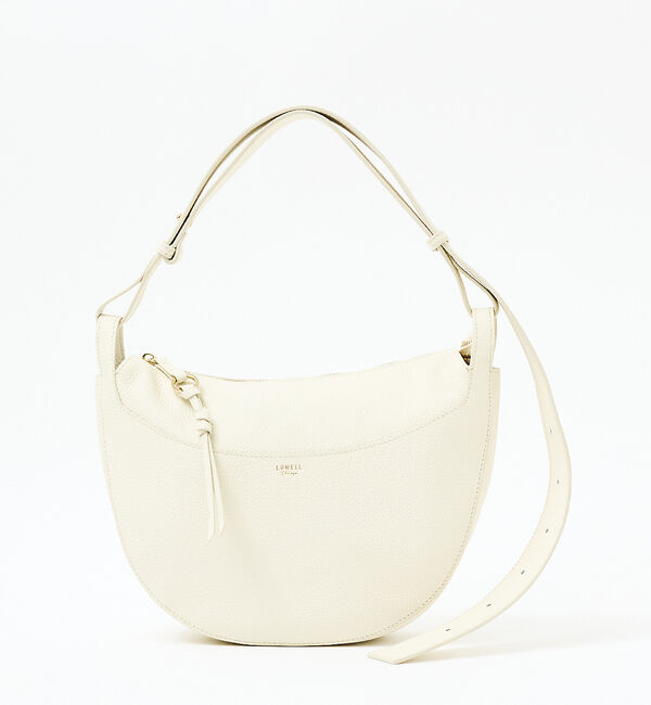 LOWELL things「【VERY掲載】Mois/レザーハーフMOONショルダー」|ショルダー・メッセンジャー|