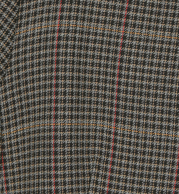 abahouse mavie「【感嘆パンツ】チェックタックテーパードパンツ」|スラックス|