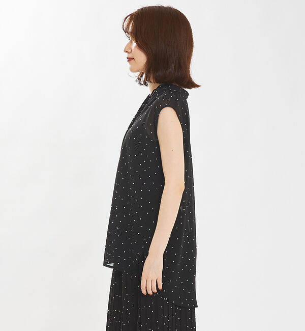 abahouse mavie「【セットアップ対応】ストリングノースリシャツ」|シャツ・ブラウス|