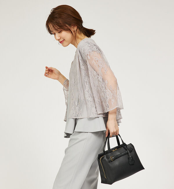 abahouse mavie「【セットアップ対応/エニデイカセット】レースボレロブラウス」|シャツ・ブラウス|