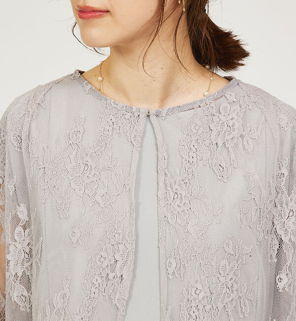 abahouse mavie「【セットアップ対応/エニデイカセット】レースボレロブラウス」|シャツ・ブラウス|