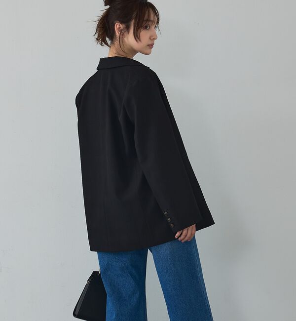 abahouse mavie「【春映えシルエット】ダブルジャケット/フリーサイズ/春アウター/長袖/春服」|その他|