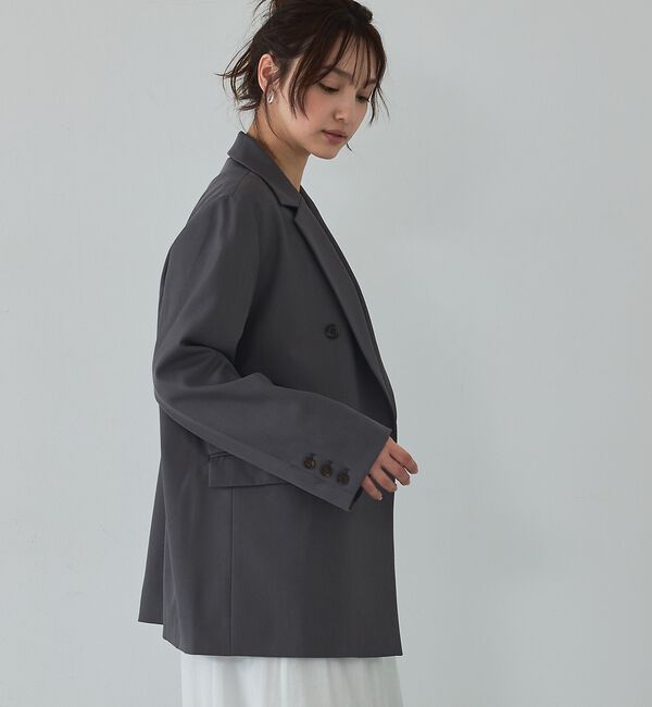 abahouse mavie「【春映えシルエット】ダブルジャケット/フリーサイズ/春アウター/長袖/春服」|その他|