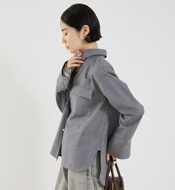 The Store by C' 「【COCUCA】比翼ベーシックシャツ」|シャツ・ブラウス|