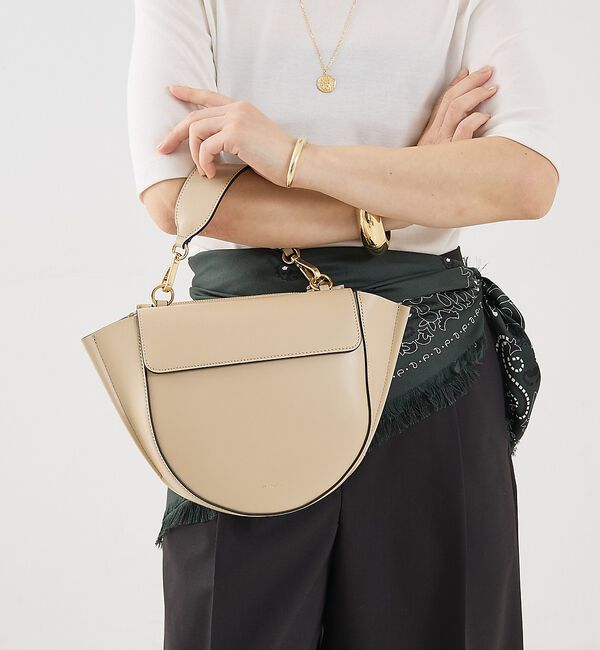 The Store by C' 「【WANDLER】Hortensia Bag Small／スモールハンドバッグ」|ハンドバッグ|クリーム